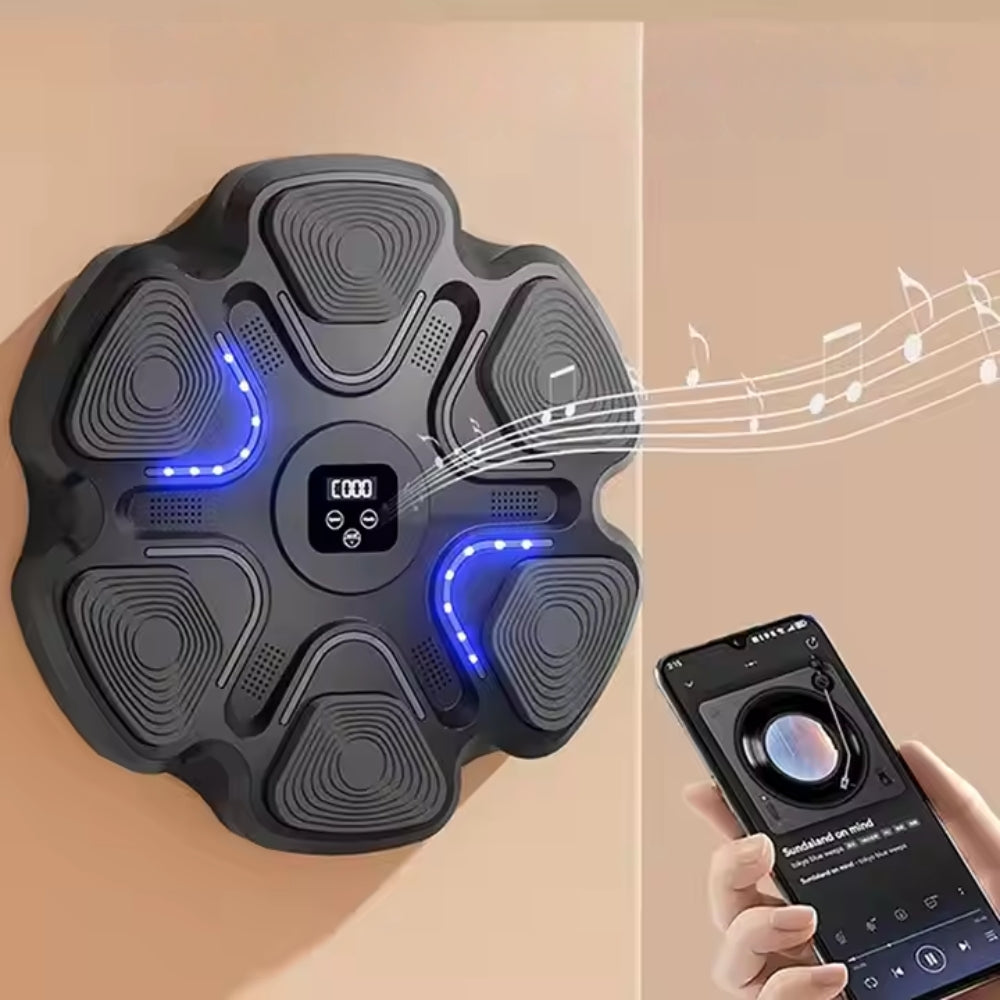 Smart music boxing machine for home training πΆπͺ Perfect for stress relief and skill improvement!