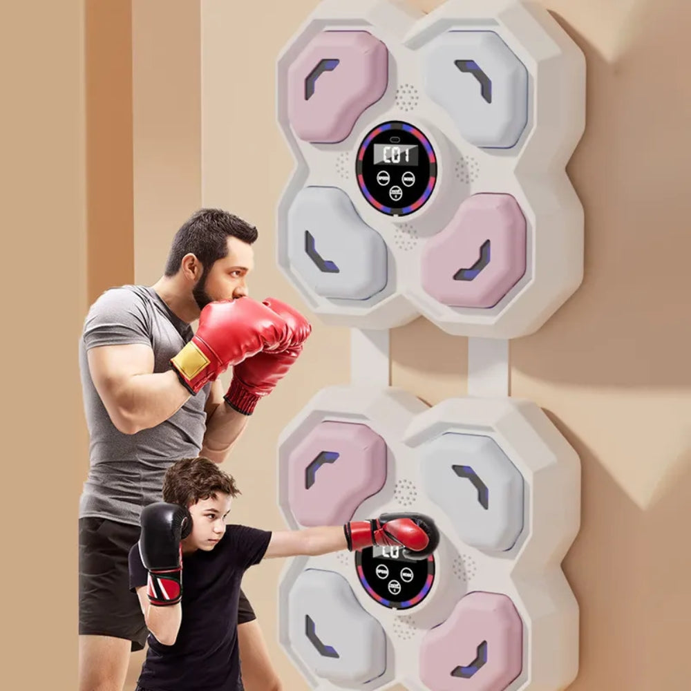 Smart Music Boxing Machine with interactive target, perfect for training at home! π₯πΆ