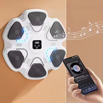 Smart Music Boxing Machine 🎶 - Bluetooth wall target for stress relief &amp; boxing practice at home 🥊✨
